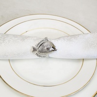 Nouveaux Anneaux de Serviette en Métal Style Moderne pour Mariage, Supports de Serviettes pour Fêtes, En Stock