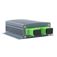 Récepteur optique passif en métal HZY-0303PWD-WS avec sortie RF WDM FTTH, mini nœud optique passif CATV