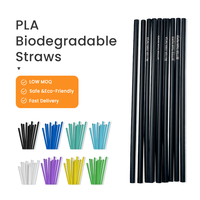 Pailles à boire comestibles biodégradables en riz, emballées individuellement, écologiques, jetables, en riz cru, personnalisables avec étiquette privée