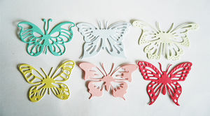 Pochoirs <span class=keywords><strong>de</strong></span> découpe en métal en forme <span class=keywords><strong>de</strong></span> papillon, pour scrapbooking, album photo, modèle <span class=keywords><strong>de</strong></span> papier, moule, gaufrage, décoration artisanale - Product Image 3