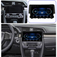 Autoradio pour Honda Civic 10ème génération 2015 - 2021 Lecteur multimédia 2 DIN Sans fil Car-play Android Auto GPS NAVIGATION