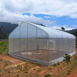 Serre tunnel agricole en plastique à simple portée, économique, à dents de scie - Product Image 6
