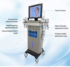 Máquina Facial Profesional Vertical Salon 18 en 1 de Hidrodermoabrasión con Burbujas de CO2 y Pulverización de Oxígeno para el Cuidado de la Piel - Product Image 3