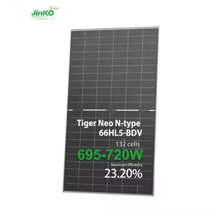 Panel Solar Fotovoltaico Monocristalino Tipo N de Alta Gama 695W 700W 705W 710W 715W 720W 750W Almacén en Alemania - Product Image 1