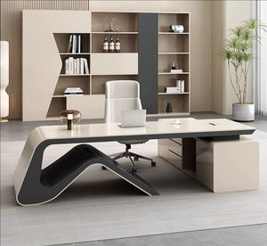 Escritorio Ejecutivo de Madera para Abogado, Estilo Italiano, de Lujo, Moderno, para el Hogar, con Cajón - Product Image 5