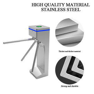 An ninh cho người đi bộ <span class=keywords><strong>Flap</strong></span> rào cản cổng thẻ Swipe nhận dạng khuôn mặt Tripod turnstile kiểm soát truy cập thiết bị nhà sản xuất - Product Image 2
