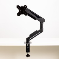 Nouveau support de moniteur réglable pour bureau, bras à ressort à gaz, VESA 75x75/100x100, inclinaison, rotation, mouvement complet, station de travail pour jeux, 40 kg
