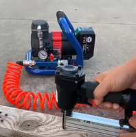Compresseur d'air portable mini sans huile avec batterie au lithium 20V DC sans fil électrique refroidi par air