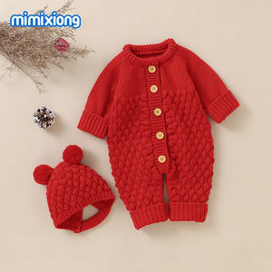 Mimixiong ชุดเสื้อผ้าเด็กวัยหัดเดิน2ชิ้นชุดรอมเปอร์แขนยาวให้ความอบอุ่น - Product Image 6