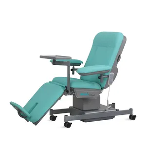 MGE-CW23 Medige Ziekenhuis Funiture Met Motoren Elektrische Bloedafname Dialyse Liggende Bed Multifunctionele Chemotherapie Chai