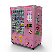 Distributeur automatique de gâteaux intelligent ZhongDa avec écran tactile de 22 pouces, paiement par carte de crédit/QR, SDK et surveillance à distance