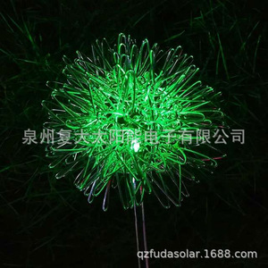 Solar Aluminum <b>Wire</b> Dandelion Ground Lamp <b>Led</b> Outdoor Garden Lawn <b>Light</b> Water Resistant Portable - Product Image 3
