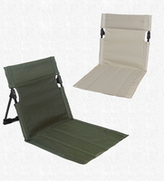 Coussin de siège de stade portable léger Iwayman avec dos pour le camping, chaise de soutien du dos de camping pour les gradins