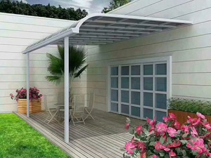 Auvent de toit 3x3 <span class=keywords><strong>4x4</strong></span> pour terrasse, balcon, piscine et parking, protection contre la pluie - Product Image 3