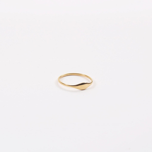 Anillo de acero inoxidable chapado en oro de 18K para mujer, sortija para dedo para mujer, joyería - Product Image 5