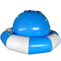Parc aquatique épaissi PVC gonflable fou Saturn parc aquatique Gyro balançoire bateau flottant filature jouet