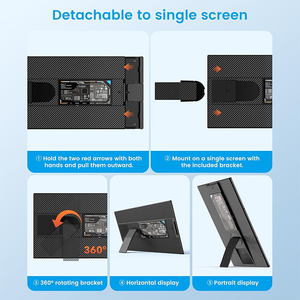 Monitor Portátil LCD IPS <span class=keywords><strong>de</strong></span> 15.6 Pulgadas FHD 1080P con Interfaz Tipo-C, Plug-and-Play, Extensión <span class=keywords><strong>de</strong></span> Pantalla Dual para Negocios - Product Image 6
