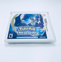 Étui de présentation en acrylique personnalisé moderne et transparent pour jeux vidéo SNES ou N64 en boîte