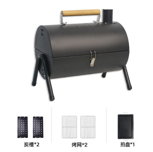 Nuevo Diseño <span class=keywords><strong>de</strong></span> <span class=keywords><strong>Barbacoa</strong></span> Portátil <span class=keywords><strong>de</strong></span> Carbón <span class=keywords><strong>de</strong></span> Doble Cara <span class=keywords><strong>con</strong></span> <span class=keywords><strong>Chimenea</strong></span> para Acampar al Aire Libre - Product Image 5
