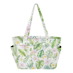 Sac fourre-tout matelassé léger et écologique avec compartiment pour ordinateur portable et sangle pour bagage, logo personnalisé - Product Image 1