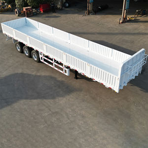 Высокопроизводительный грузовой транспорт 3, 4, 5 осями, механическая подвеска, грузовой прицеп, полуприцеп с боковой стенкой - Product Image 3