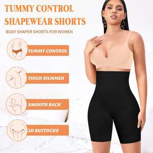 Shorts gainants taille haute pour femme, effet ventre plat, <span class=keywords><strong>sous</strong></span>-vêtements amincissants, à porter <span class=keywords><strong>sous</strong></span> les robes - Product Image 5