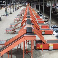 Cinta Transportadora Curva Industrial 90 °   180 °    Radio de Ancho Personalizado para Sistema de Transporte y Clasificación de Paquetes en Cajas de Cartón