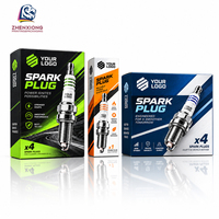 Boîte d'emballage personnalisée pour bougies d'allumage avec revêtement brillant UV pour la vente en gros de pièces automobiles