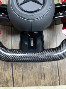 Volant en fibre de carbone pour Mercedes Benz R230 W219 W209 W211 CLK G55 <span class=keywords><strong>E55</strong></span> - Product Image 5
