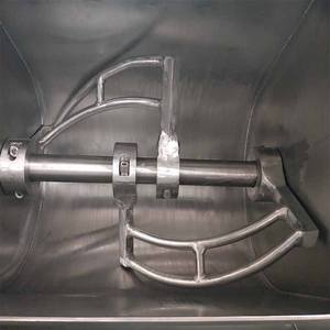 Mélangeur <span class=keywords><strong>de</strong></span> farine <span class=keywords><strong>de</strong></span> blé horizontal, haute efficacité, Simple à nettoyer, machine à farine en acier inoxydable à bon prix - Product Image 6