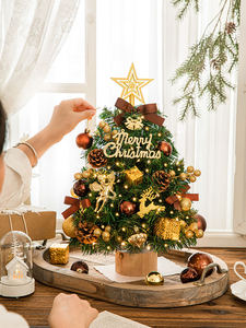 6ft Pre-lit Christmas <b>Artificial</b> <b>Tree</b> Holiday Decoration Christmas <b>Tree</b> with Hangings Decorative Pendant Large Tall Xmas <b>Trees</b> - Product Image 4