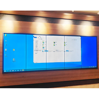 Pantalla Táctil LCD de 55 Pulgadas y 3.5 mm para Video Wall, Señalización Digital para Tiendas y Centros Comerciales, 500 Nits de Brillo, con Animación