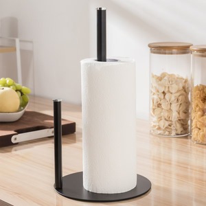 Chất Lượng Tốt Giữ Khăn Giấy Cho Nhà Bếp Bàn Ăn Máy Tính Để Bàn Kim Loại Mạnh Mẽ Giá Cho Cuộn Giấy Lưu Trữ Giá - Product Image 6
