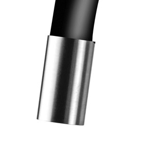 Mélangeur de cuisine Kam-060 à une poignée Finition en acier inoxydable satiné Design moderne Type de jet latéral Plaqué brossé Contemporain - Product Image 3