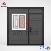 Maison conteneur pliable de 20 pieds avec structure repliable pour dortoir de camp minier, approvisionnement direct usine