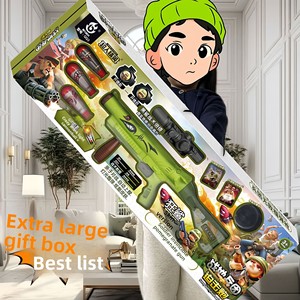 Pistola Giocattolo per Bambino 98K a Proiettili Morbidi Grande Confezione Regalo Addestramento Battaglia all'Aperto Simulazione per Bambini Gatling Ak in Plastica - Product Image 2