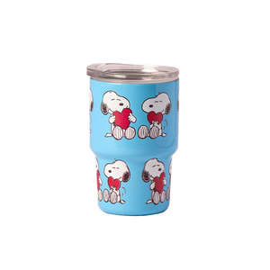 Bicchiere termico Snoopy Love in acciaio inossidabile da 90 ml per bevande - Product Image 1