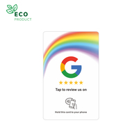 Benutzer definierter Druck Google Reviews-Karte NFC NTAG 213 NTAG 215 NTAG 216 Google Play-Geschenk karte