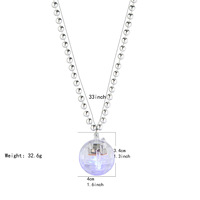 Collier Lumineux avec Connecteurs Bracelet, Chaîne Perlée LED Clignotante pour Halloween, Noël, Cadeau de Retour, Vente en Gros
