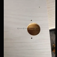 Petite perceuse manuelle portative pour trous de serrures de porte et charnières en bois