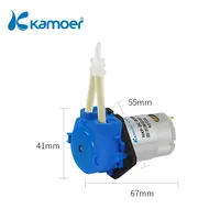 Kamoer NKP सस्ते 3V 6V 12V 24V डीसी मिनी सूक्ष्म, लघु जल प्रवाह OEM रासायनिक मशीन क्रमिक वृत्तों में सिकुड़नेवाला पंप 5.2 ~ 60 मिनट