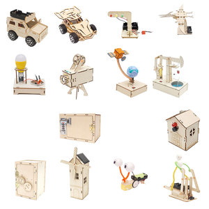 En Çok Satan Çevre Dostu STEM Bilim Mühendislik Ahşap Robot Oyuncak Yaratıcı 3D Özellikler Bilim Mühendislik - Product Image 4