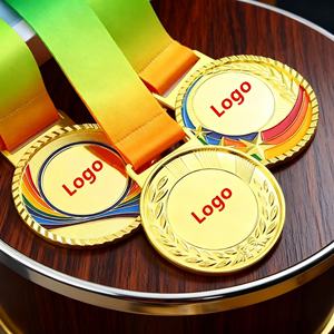 Médaille de fitness et de musculation personnalisée de haute qualité, grande médaille ronde argentée de 8 pouces, vente en gros du fabricant - Product Image 5