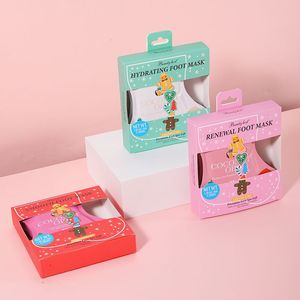 Masque exfoliant nourrissant pour les pieds, cadeau de Noël, marque privée, masque exfoliant naturel efficace pour les pieds, masque hydratant pour les pieds - Product Image 3