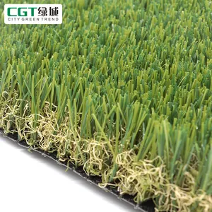 Оптовая продажа, искусственная трава 3/4 цвета, пряжа для ландшафта и сада, искусственная трава, синтетическая трава, sintetico futbol