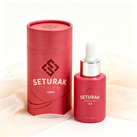 Contenant cosmétique en verre moderne de 30 ml et 50 ml, flacon pompe pour lotion, crème pour les mains, hydratant corporel, gel douche, flacon compte-gouttes liquide avec boîte cadeau