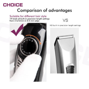 कम कीमत निविड़ अंधकार घर पुरुषों सभी बाल काटने की मशीन क्लिपर बिजली Tondeuse Cheveux पेशेवर बाल काटने की मशीन <span class=keywords><strong>Trimmer</strong></span> - Product Image 4