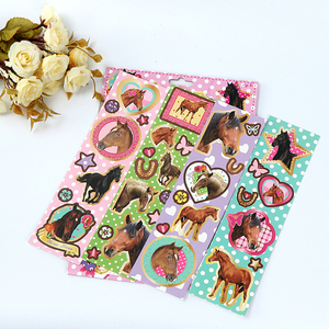 Adesivi Kawaii Personalizzabili con <span class=keywords><strong>Cavalli</strong></span>, Grandi Etichette per Animali Domestici, Adesivi per Diari e Cancelleria, per Scrapbooking - Product Image 6