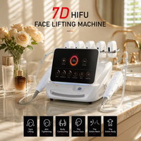 Produit tendance 2027 : Appareil Hifu pour lifting du visage, amincissement corporel, élimination des rides, Hifu 7D facial et corporel, brosse nettoyante pour le visage, anti-âge