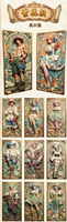 Vente en gros en promotion : Porte-cartes de collection en métal gaufré, motif Anime Pirate, pour ticket de spectacle, format 'une carte, une boîte'